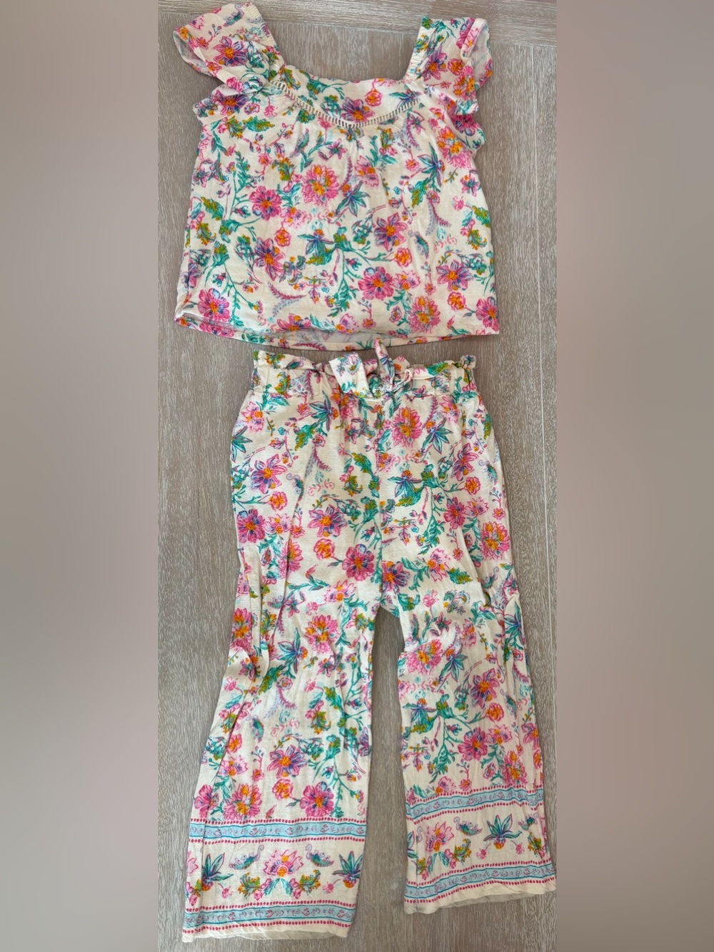 btween Floral Pant Set